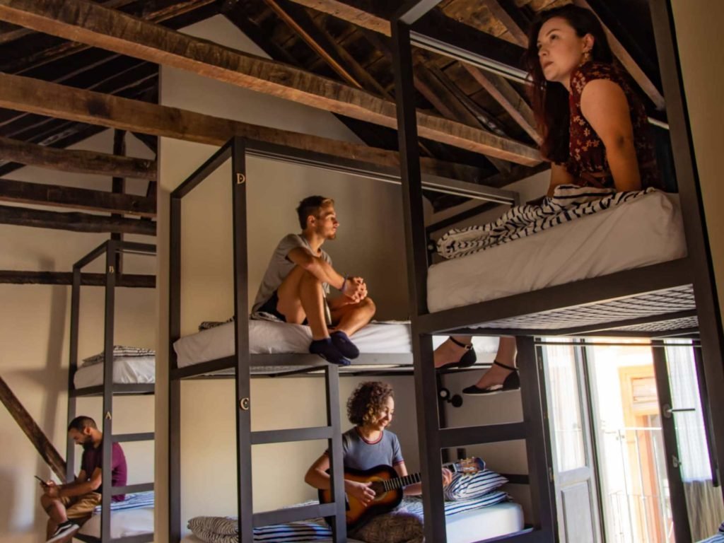 8 bed mixed dorm at el granado hostel
