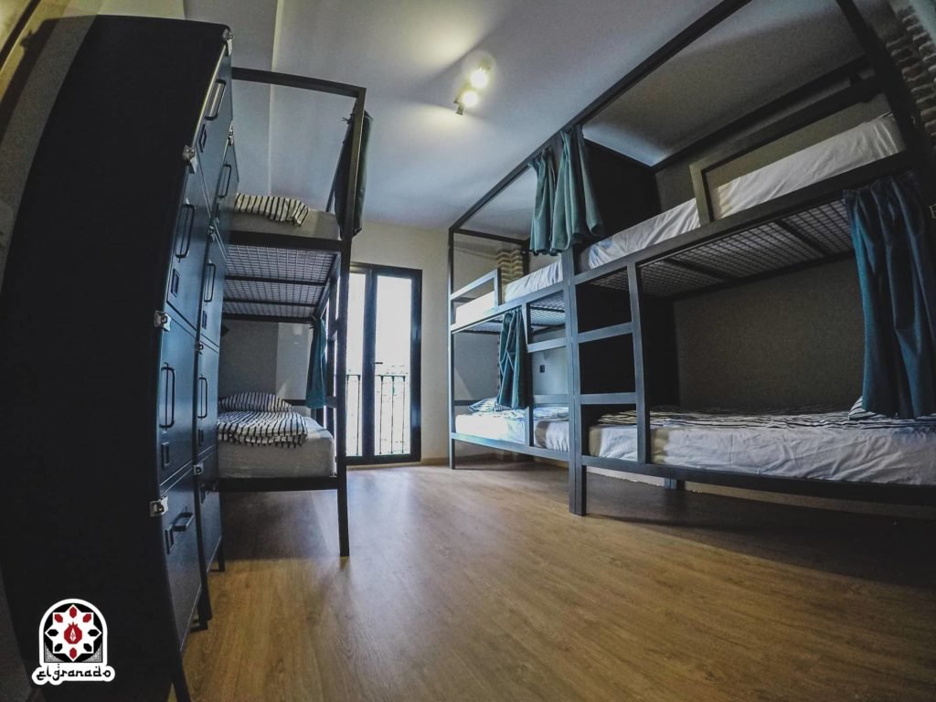 6 bed mixed dorm at el granado hostel